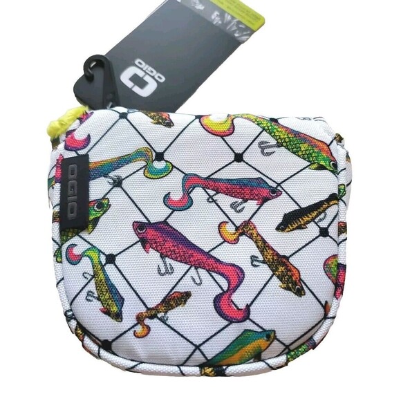 Mallet Putter Headcover "Fishing Lure'' Design. Magnetic Closing Lid New W Tags - Picture 2 of 8